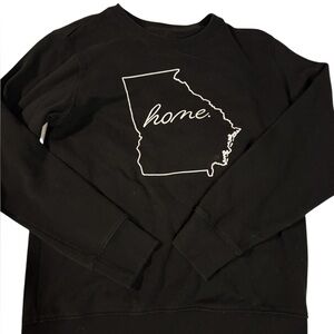 Black Georgia Home Sweatshirt Size Small